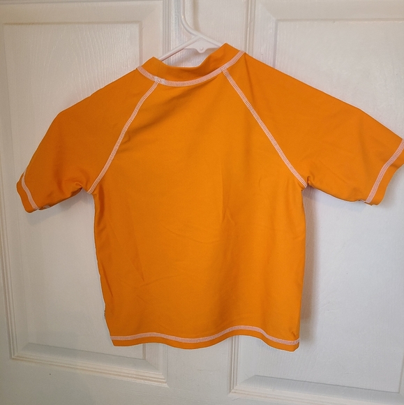 (1607) Flapdoodles Children's Outdoor Sun/Swim Shirt, UPF-50, Size: 5 Orange - Picture 11 of 12